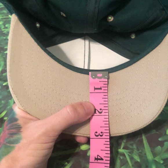 Vintage SnapBack Green Olive YoungAn Hat Rare - Picture 4 of 4